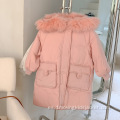 Chaqueta de plumón de longitud media para niños